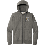 Biggby Bulldogs Tier 3 Nike Club Fleece Sleeve Swoosh Full-Zip Hoodie