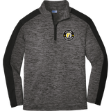 Upland Athletics Youth PosiCharge Electric Heather Colorblock 1/4-Zip Pullover